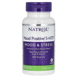 Natrol, 5-HTP для хорошего настроения, 50 таблеток