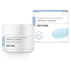 Увлажняющий ампульный крем с гиалуроновой кислотой PrettySkin Super Water Drop 50 gКорейская косметика по оптовым ценам. Популярные бренды Корейской косметалогии в интернет магазине ooptom.ru.