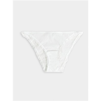 Трусы женские слипы в белом цвете Марк формэль