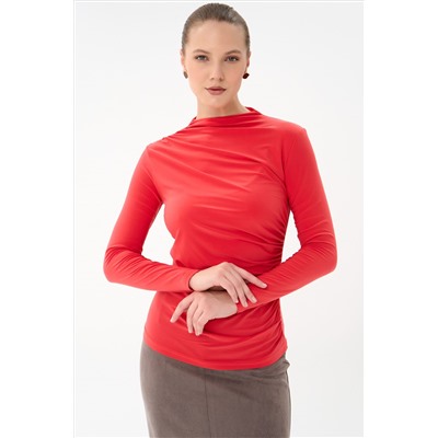 Лонгслив Нора (оранжевый)