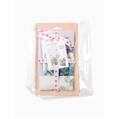 Кухонный набор «Этель» Eucalyptus: полотенце 40×73 см, саржа 190 г/м², формочки для печенья