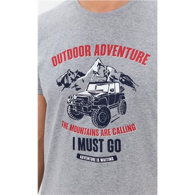 Футболка F511-06-881 grey melange