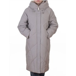 A620 GRAY Пальто зимнее женское (200 гр. био-пух)