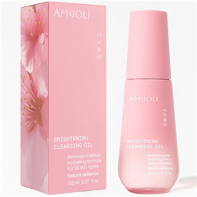 AMIJOLI Гидрофильное масло для снятия макияжа с экстрактом сакуры 150 мл