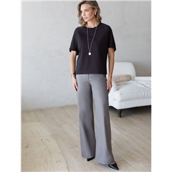 Футболка свободная из футера двухнитки с эластаном