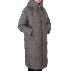 8855 GRAY Пальто зимнее женское (200 гр. холлофайбер)