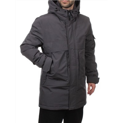 8896 DK. GRAY Куртка мужская зимняя облегченная (130 гр. холлофайбер)