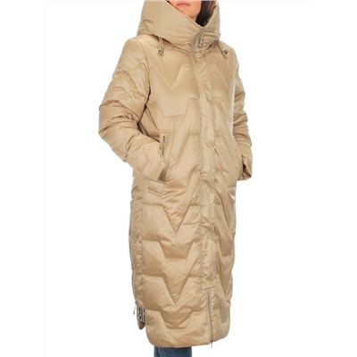 9758 BEIGE Куртка зимняя женская (200 гр. холлофайбера)