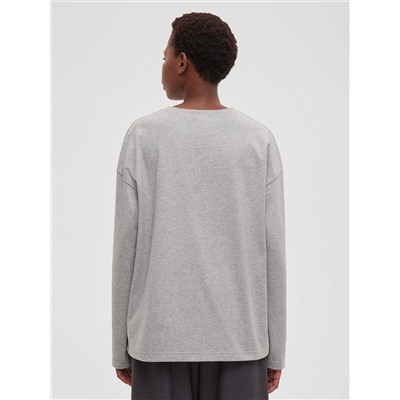 Лонгслив 0173, светло-серый