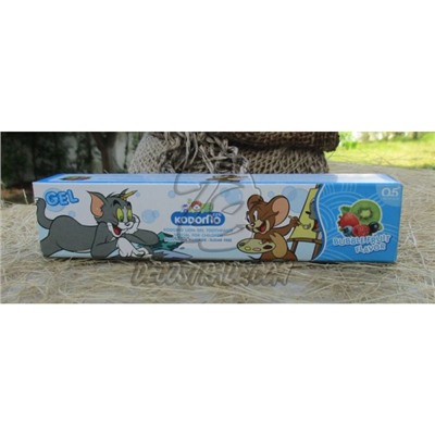 Детская зубная паста «Фруктовая» от Kodomo, Bubble Fruit Flavor Toothpaste For Kids, 40 гр