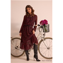 NiV NiV fashion 924/1 чёрный_в_красный_горошек, Платье