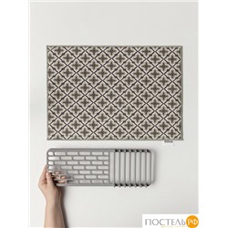 DOME МАРИБО сер. Коврик с подставкой для посуды 38х50 см, 1 пр.