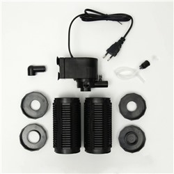 Внутренний фильтр Hidom AP-1600L, 1200 л/ч, 25 Вт, двухкамерный