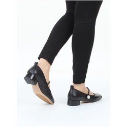 06-B69A-121A BLACK Туфли женские (натуральная кожа)