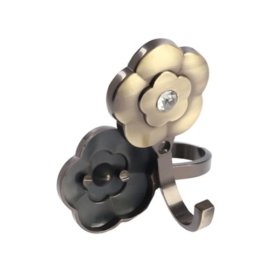 Держатель для штор однорожковый CAPPIO KC117, цвет бронза, 2 шт.