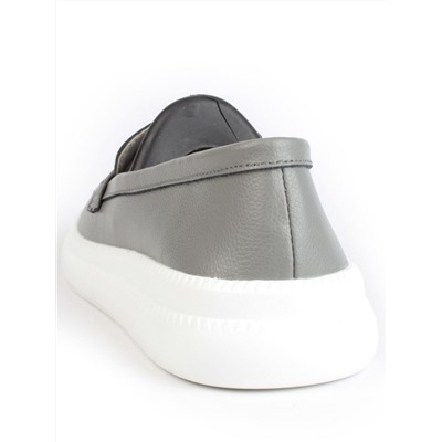 03-ZL-8501 DK. GRAY Полуботинки женские (натуральная кожа)