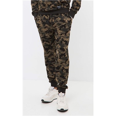 Брюки спорт F411-0891 khaki camo
