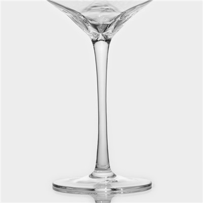 Бокалы для вина Magistro «Дарио», 500 мл, 10×25 см, стекло, набор 2 шт., прозрачные