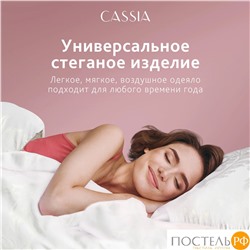 CASSIA АЙЛИН Одеяло 140х205, 1 пр., жаккард хл,виск.шелк/микрогель Airsoft