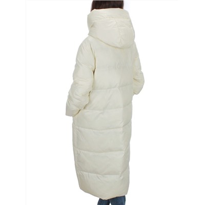 H-2210 WHITE Пальто зимнее женское (200 гр .холлофайбер)