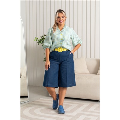 Блузка ТБ-119к желто-голубой