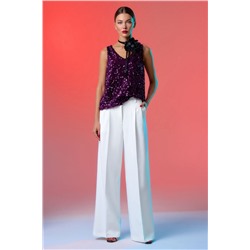 DiLiaFashion 0799 белый, Брюки