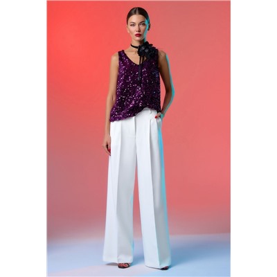 DiLiaFashion 0799 белый, Брюки