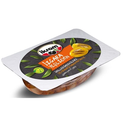 Оливки (Маслины) зеленые на гриле Турция, 100гр