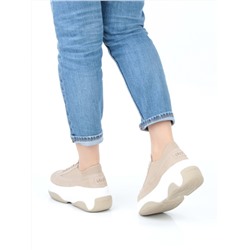 05-A9000-3 DK. BEIGE Кроссовки женские (натуральная замша)