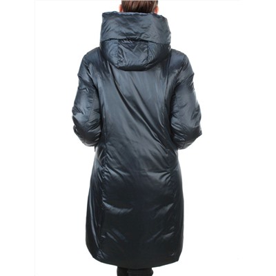 8056 DARK GREEN Пальто зимнее женское SIYAXINGE (200 гр. холлофайбера)