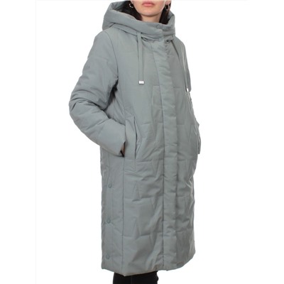 1120 GRAY Пальто зимнее облегченное женское (холлофайбер 150 гр.)