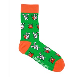 Носки НГ р.35-40 "Wow" Кролик с мешком