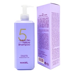 Шампунь для осветленных волос Masil 5 Salon No Yellow Shampoo 500 млКорейская косметика по оптовым ценам. Популярные бренды Корейской косметалогии в интернет магазине ooptom.ru.