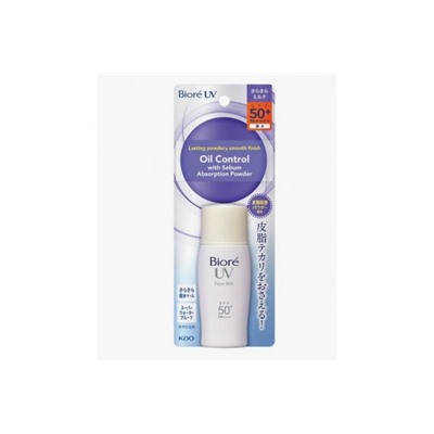 Солнцезащитное матирующее молочко для лица Perfect Face Milk SPF50+PA+++ от Biore 30мл