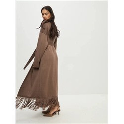 Кардиган с бахромой BEVERLY, Шоколад