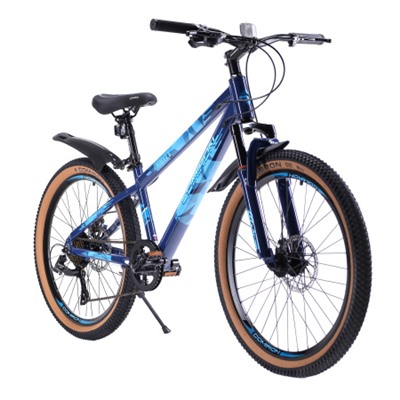 Велосипед 24" рама 13" 7sp COMIRON REBEL морской хаки