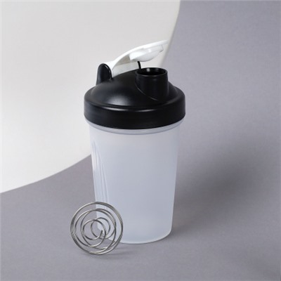 Бутылка/Шейкер SMALLHERO SHS-400 чёрная, для спортивного питания 400ML ШОК цена!/уп80