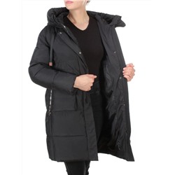 8966 BLACK  Пальто зимнее женское CLOUD LAG CAT  (200 гр. холлофайбер)