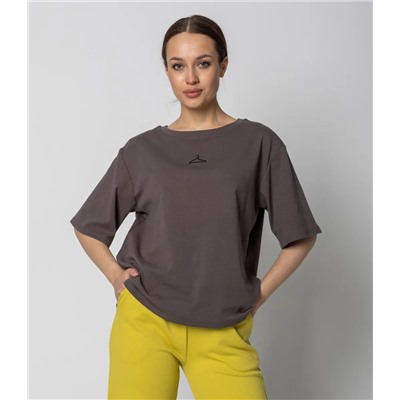 Футболка #КТ202 (3), серо-зелёный