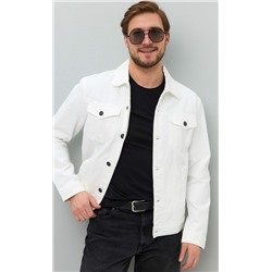 Куртка джинс F411-1257 white