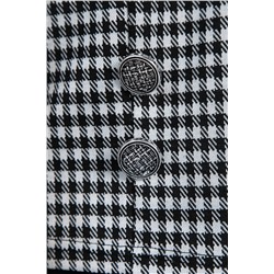 Джемпер Эдельвейс (черно-белый) Б12830-18М