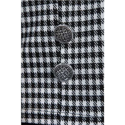 Джемпер Эдельвейс (черно-белый) Б12830-18М