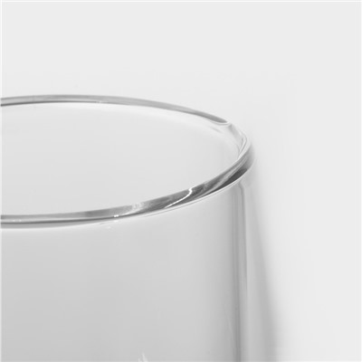 Стакан с двойными стенками Magistro «Поль», 210 мл, стекло, прозрачный