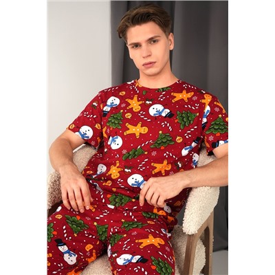 Мужская новогодняя пижама Happyfox