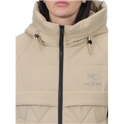 285 BEIGE Куртка зимняя облегченная женская (верблюжья шерсть)