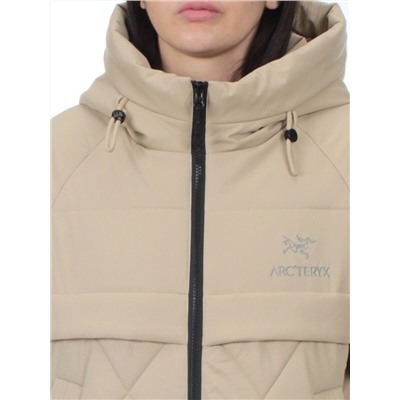 285 BEIGE Куртка зимняя облегченная женская (верблюжья шерсть)