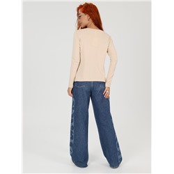 Флоп - лонгслив бежевый