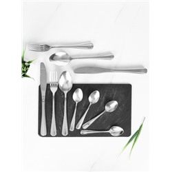Столовые приборы 16 предметов / KT16-101001-SILVER /уп 16/