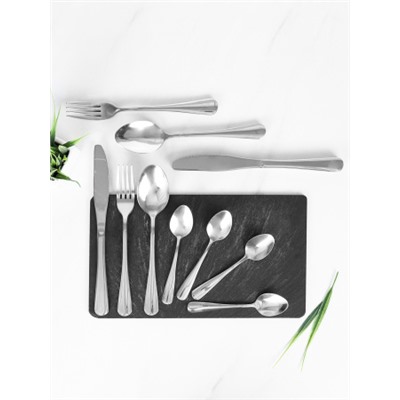 Столовые приборы 16 предметов / KT16-101001-SILVER /уп 16/