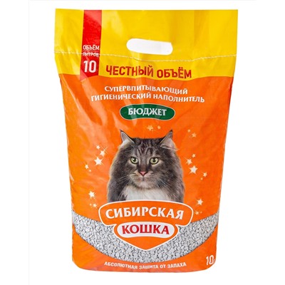 Наполнитель Сибирская Кошка БЮДЖЕТ 10л